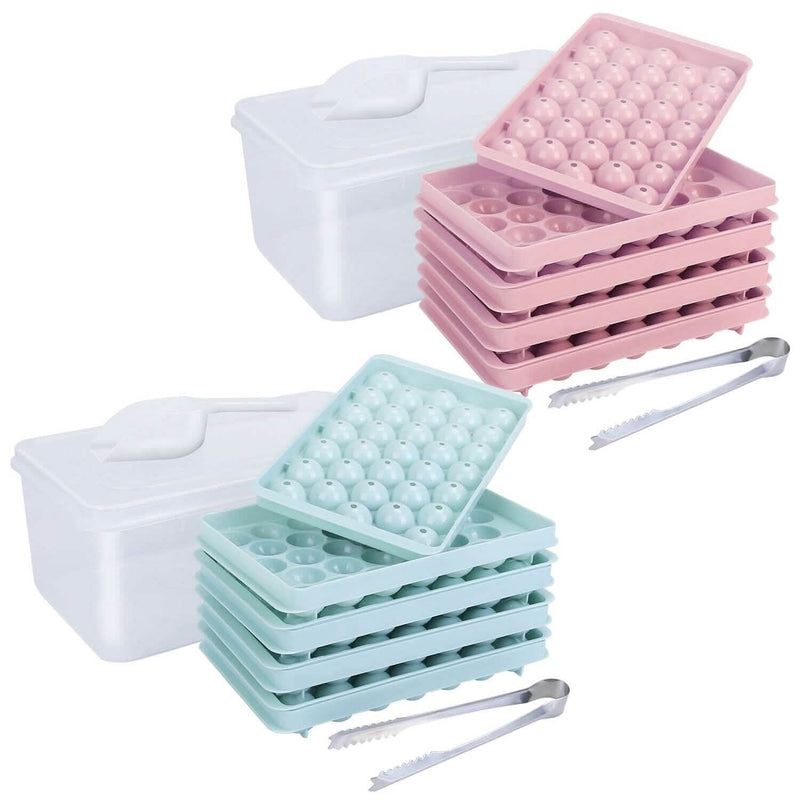 4-Pack: Small Ice Cube Maker Mold with Lid Bin Kitchen Tools & Gadgets - DailySale