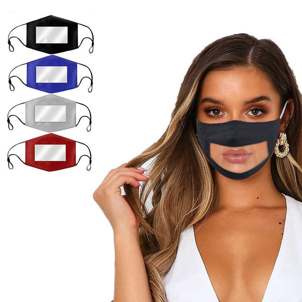 4-Pack: Smile Communicator Face Mask Face Masks & PPE - DailySale