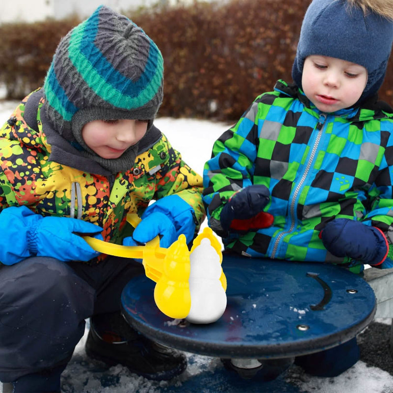 4-Pack: Snowball Makers Set Clip Snow Molds Toys & Games - DailySale