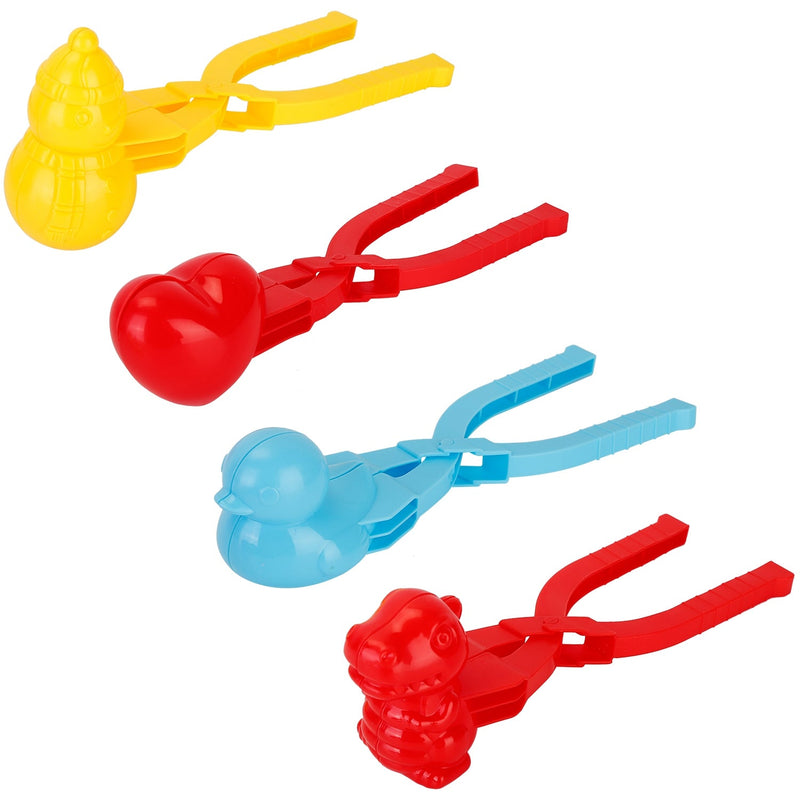 4-Pack: Snowball Makers Set Clip Snow Molds Toys & Games - DailySale