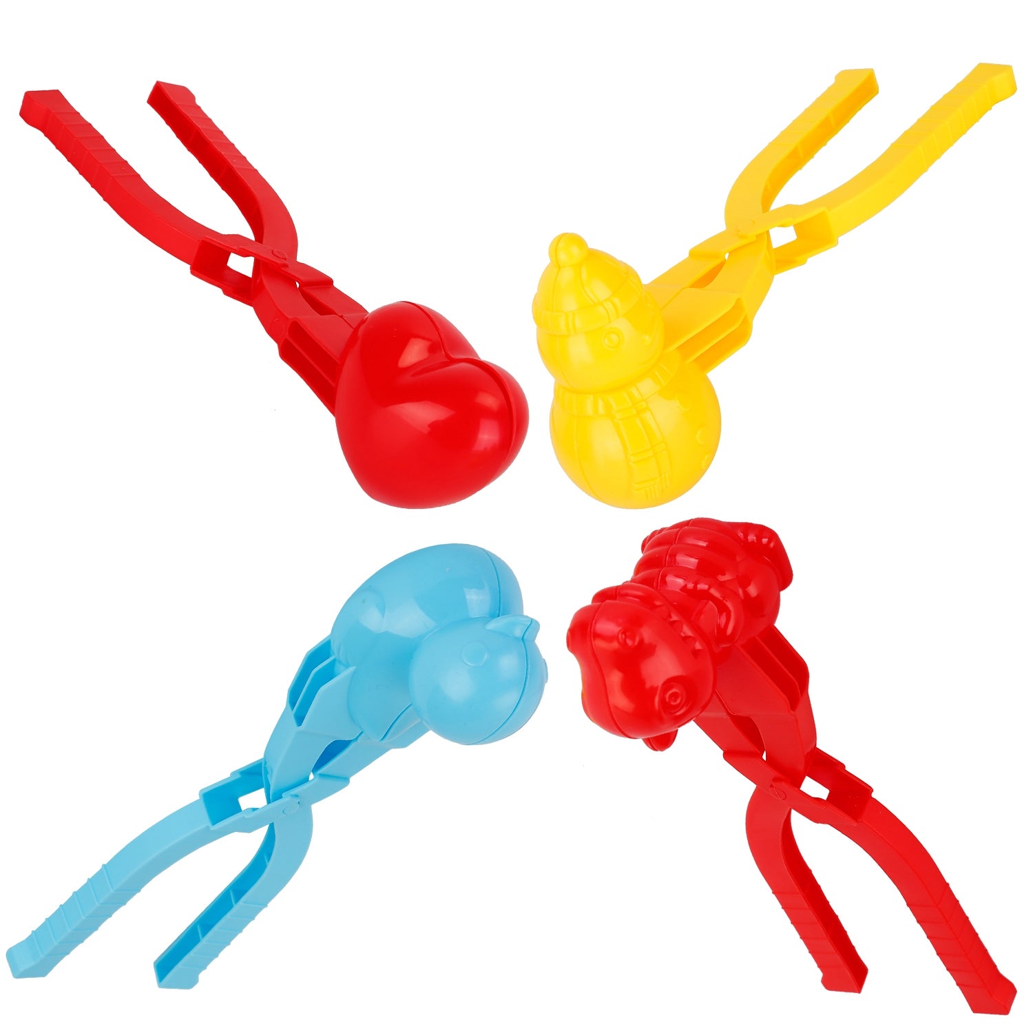 4-Pack: Snowball Makers Set Clip Snow Molds Toys & Games - DailySale