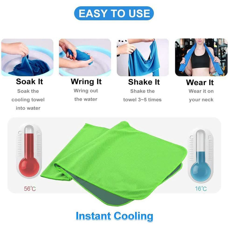 4-Pack: Soft Breathable Cooling Towel Fitness - DailySale