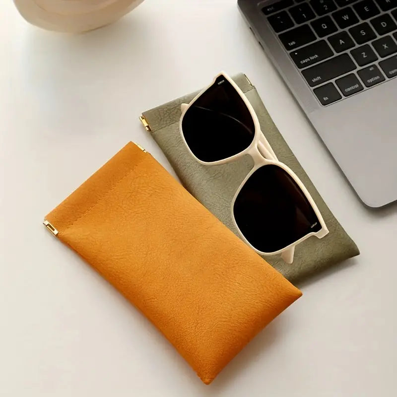4-Pack: Soft PU Leather Reading Glasses Bag Everything Else - DailySale