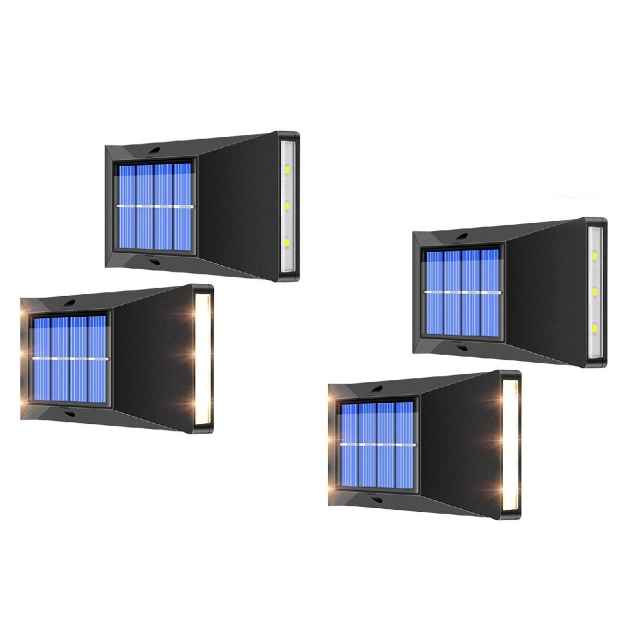 4-Pack: Solar Luminous Waterproof IP65 Outdoor Lights Outdoor Lighting - DailySale