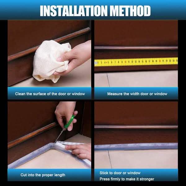 4-Pack: Soundproof and Dustproof Sealing Strip Everything Else - DailySale