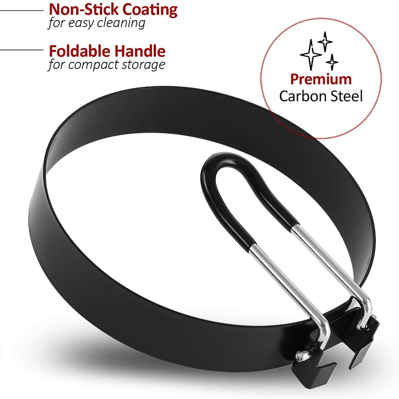 Cosy & Trendy Cooking Rings Stainless Steel ø 9 cm - 4 Pieces | Buy now at  Cookinglife