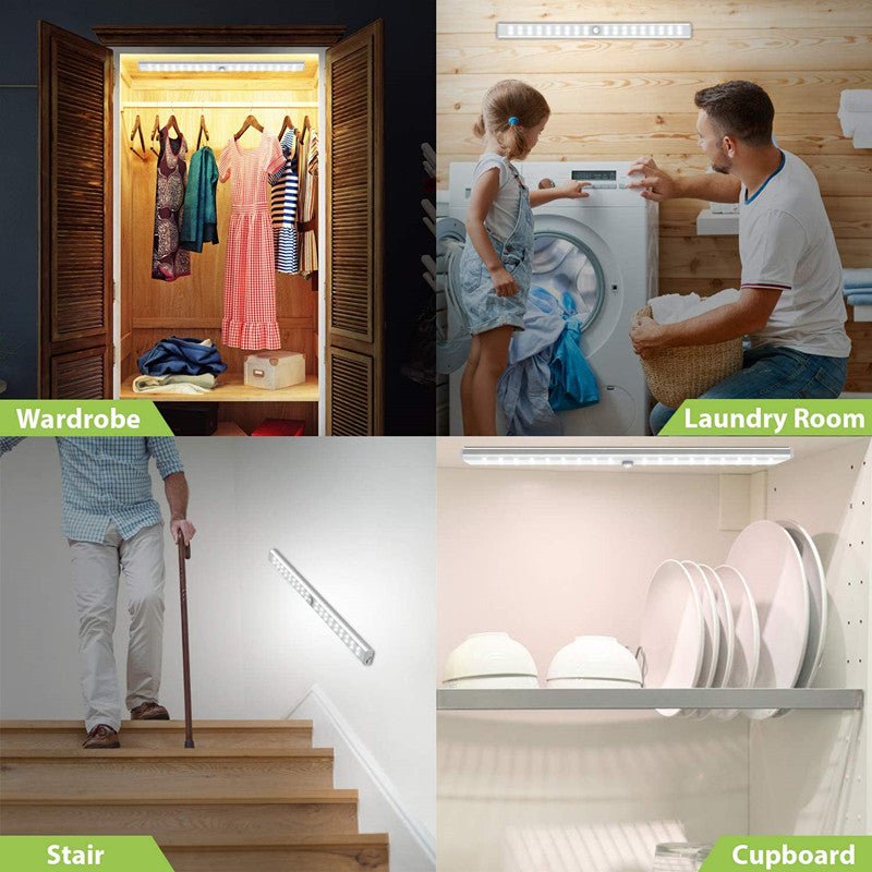 4-Pack: Stick Anywhere LED Motion Sensor Light Indoor Lighting - DailySale