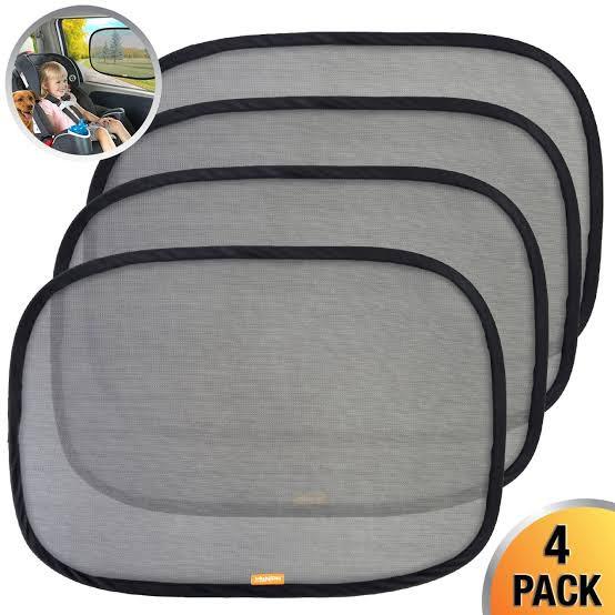 4-Pack Sun Shade-Static Cling Auto Window Shades Auto Accessories - DailySale