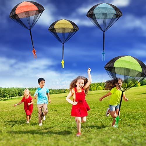 4-Pack: Tangle Free Throwing Toy Parachute Toys & Games - DailySale