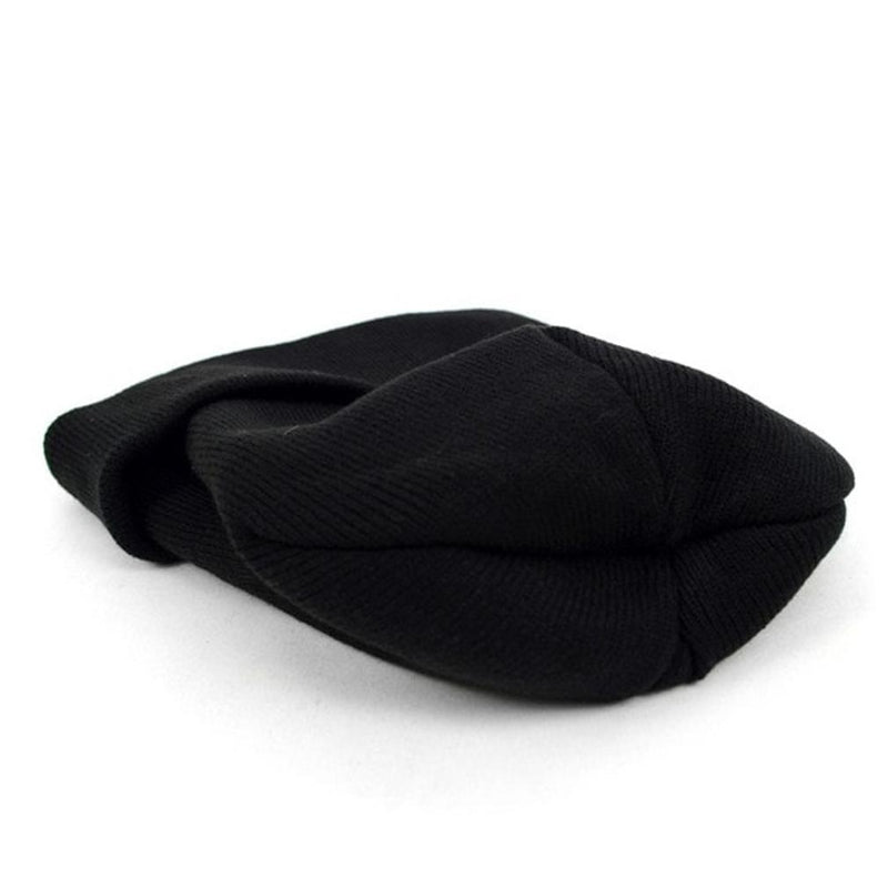 4-Pack: Thermal Windproof Winter Black Beanie Hat Women's Apparel - DailySale