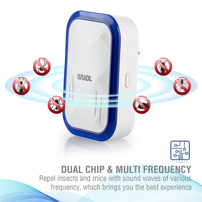4-Pack Ultrasonic Pest Repeller Plug-in Home Essentials - DailySale