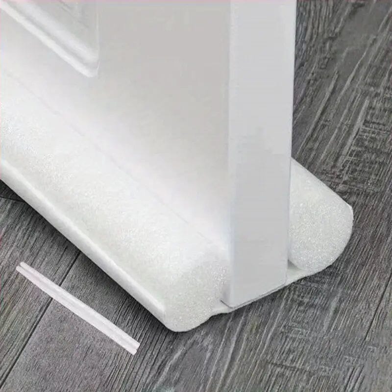 Under Door Draft Blocker in white