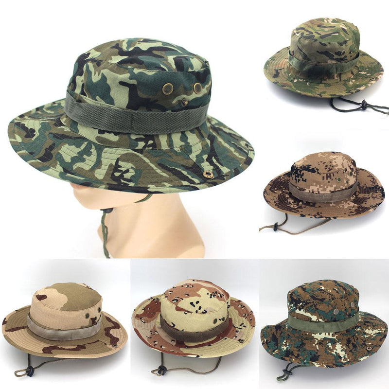 4-Pack: Unisex Camouflage Sun Hat for Outdoors Sports & Outdoors - DailySale