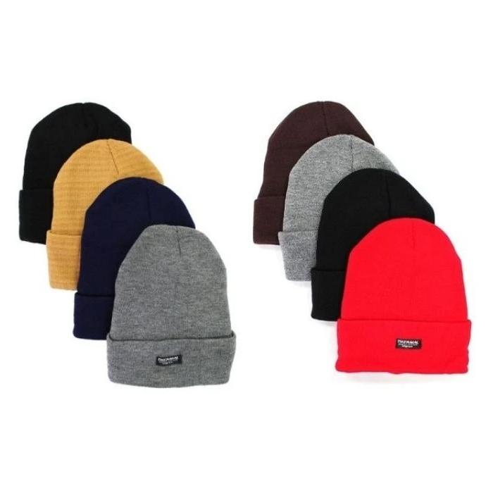 4-Pack: Unisex Sherpa-Lined Winter Beanie Hat Women's Accessories Assorted - DailySale