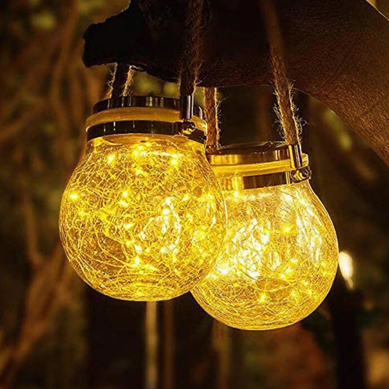 4-Pack: Waterproof Solar Powered Mason Jar Fairy Lights Outdoor Lighting - DailySale