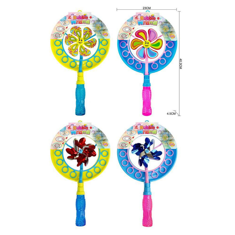 4-Pack: Windmill Bubble Wand Toys & Games - DailySale