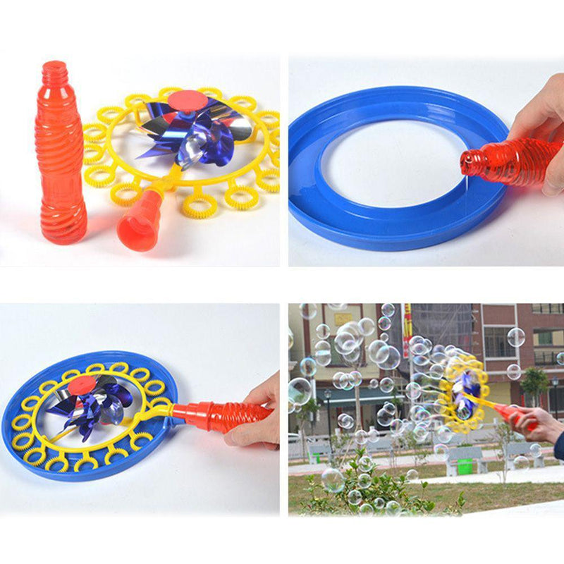 4-Pack: Windmill Bubble Wand Toys & Games - DailySale