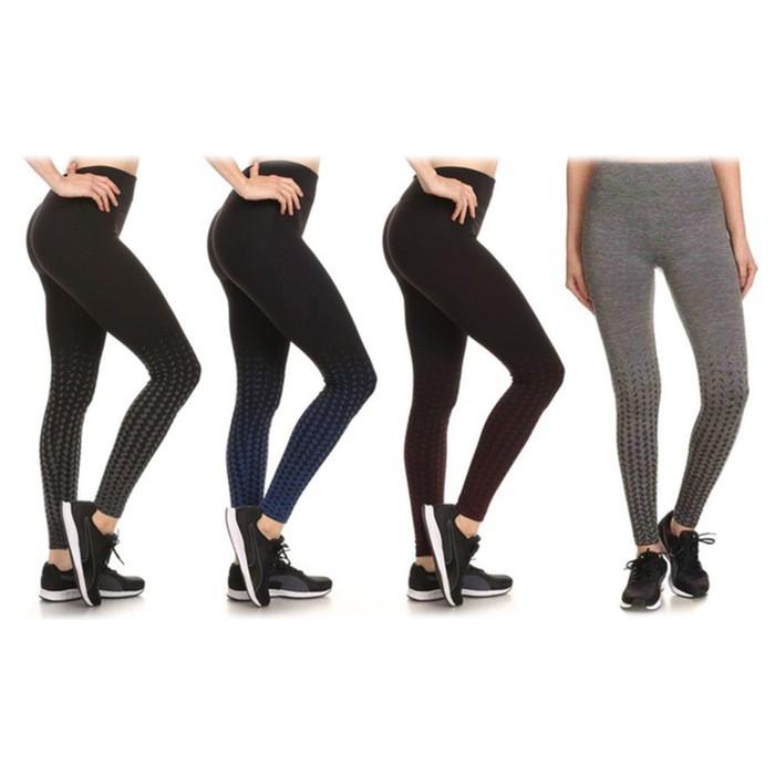 4-Pack: Women's Active Fleece Lined Performance Leggings Women's Clothing S/M - DailySale