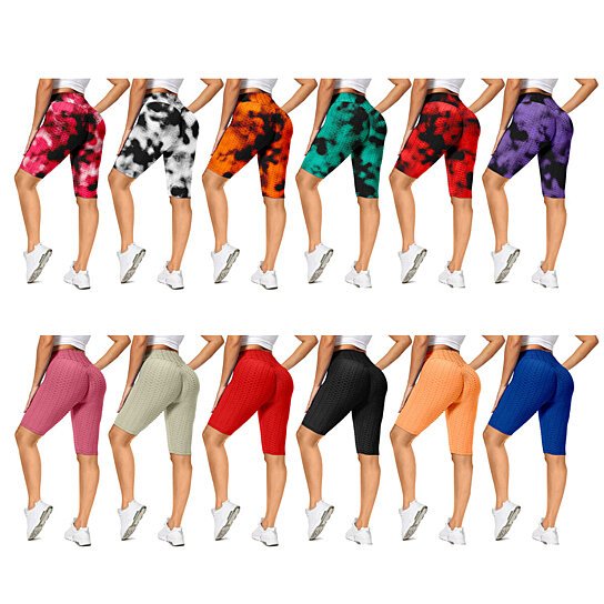 4-Pack Women's Butt Lifting Biker Shorts (Anti-Cellulite) Women's Bottoms Assorted S - DailySale