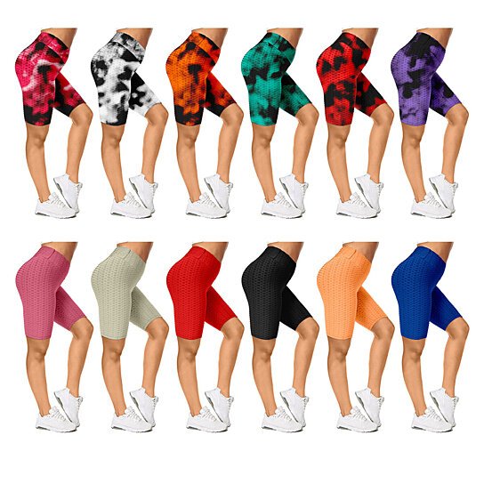 4-Pack Women's Butt Lifting Biker Shorts (Anti-Cellulite) Women's Bottoms - DailySale