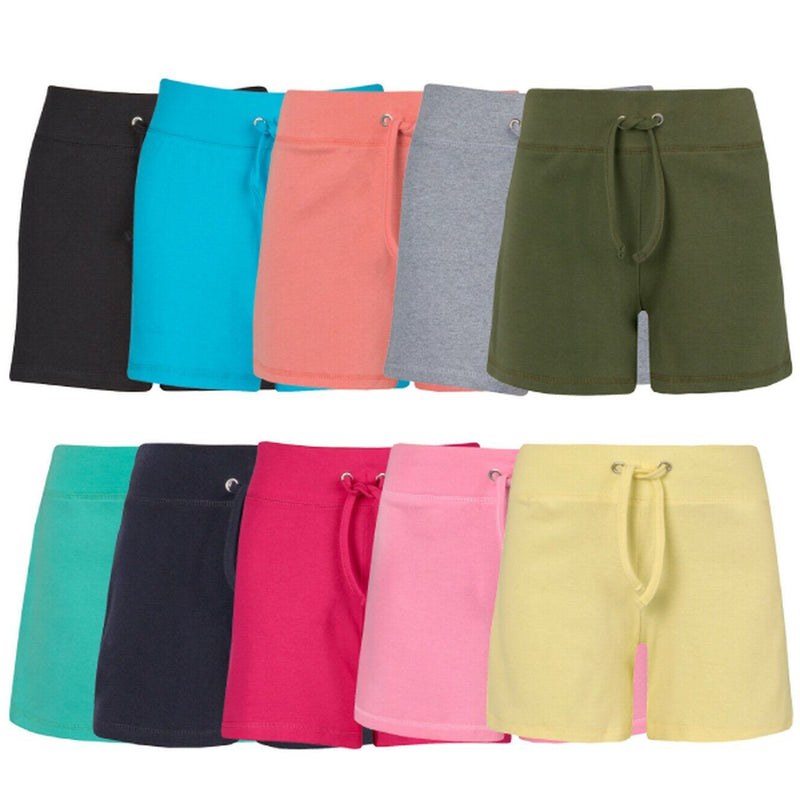 4-Pack: Women's French Terry Bermuda Shorts Women's Clothing - DailySale