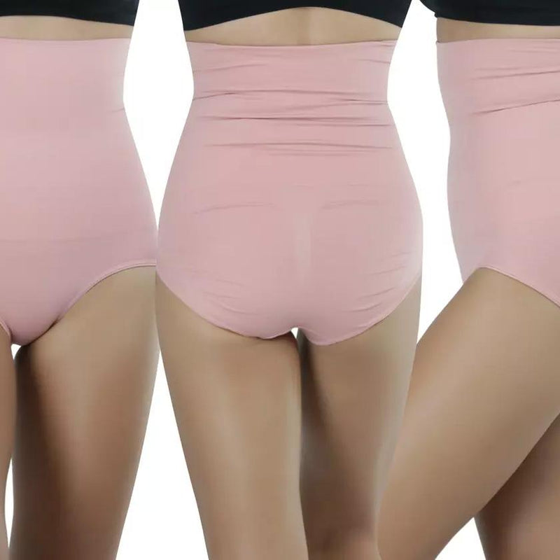 4-Pack: Women's High-Waisted Double Compression Briefs Women's Clothing - DailySale