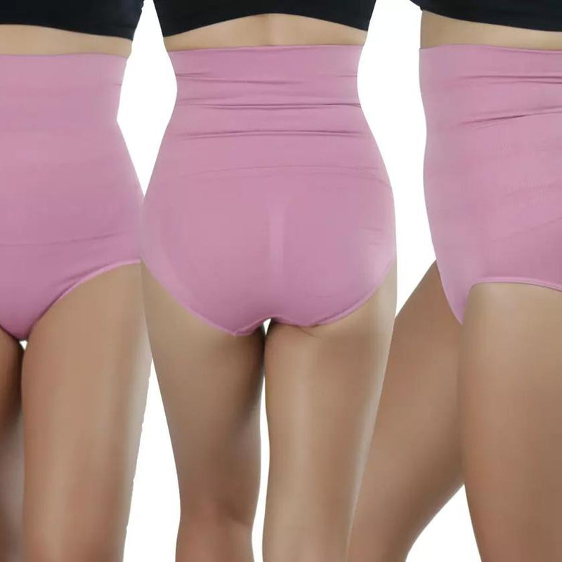 4-Pack: Women's High-Waisted Double Compression Briefs Women's Clothing - DailySale