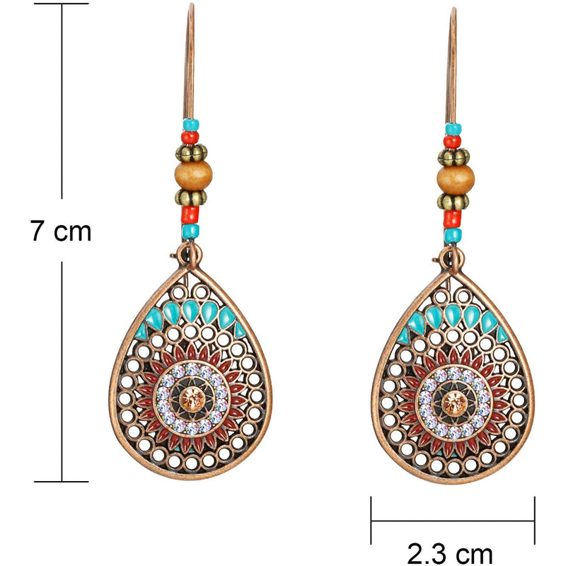 4-Pair: Bohemian Vintage Dangle Earrings Earrings - DailySale