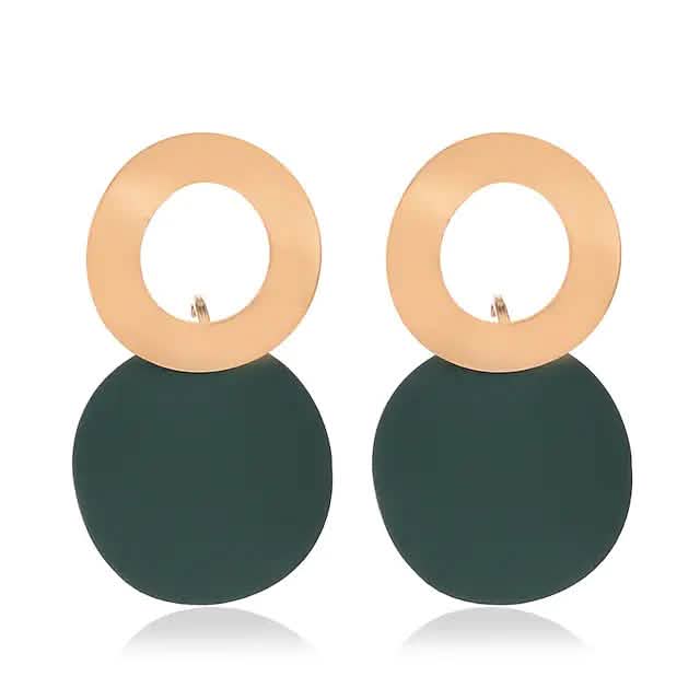 4-Pairs: Women's Holiday Chrome Geometric Ball Earrings Earrings - DailySale