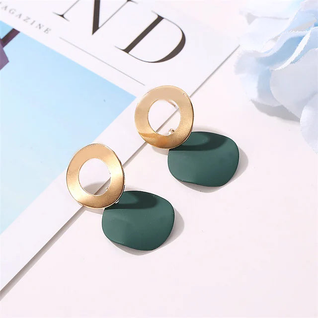 4-Pairs: Women's Holiday Chrome Geometric Ball Earrings Earrings - DailySale