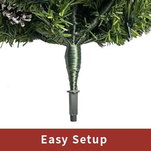 4-Piece: Artificial Christmas Tree Set Holiday Decor & Apparel - DailySale