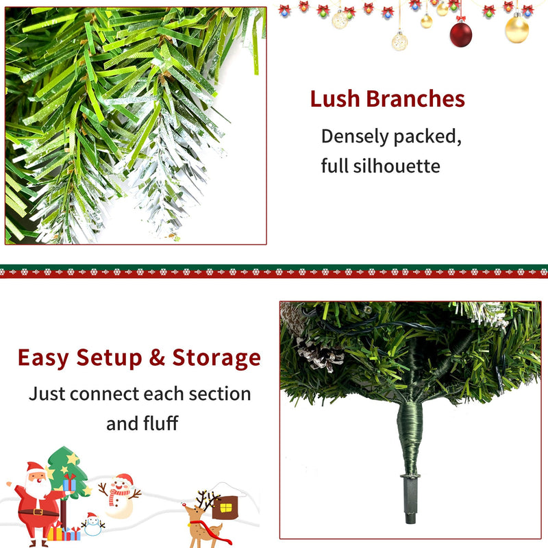 4-Piece: Artificial Christmas Tree Set Holiday Decor & Apparel - DailySale
