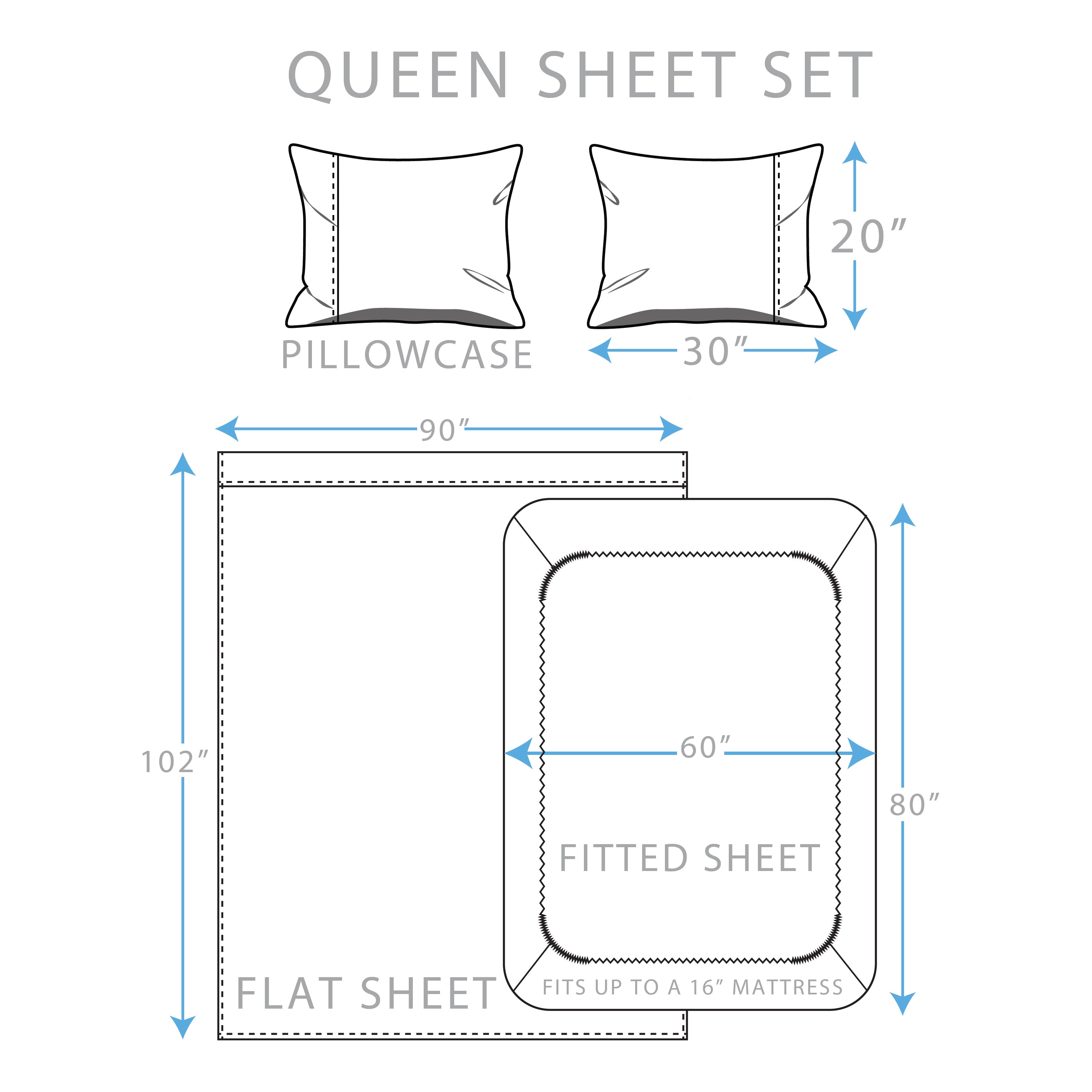 4-Piece: Brushed Cotton Percale Sheet Set Bedding - DailySale