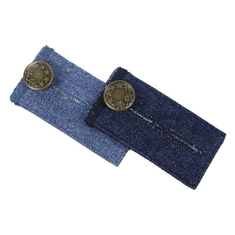 4-Piece: Jeans Elastic Waistband Button Extender Belt