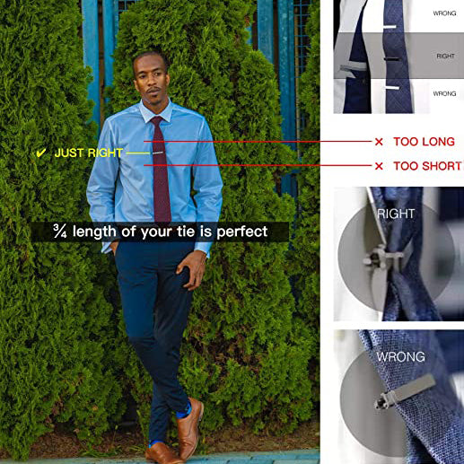 4-Piece: Men's Tie Clips Men's Shoes & Accessories - DailySale
