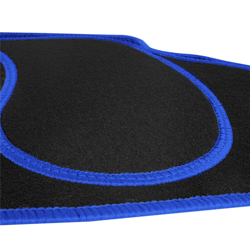 4-Piece: Mod Non-Slip Carpet Floor Mat Set Automotive - DailySale