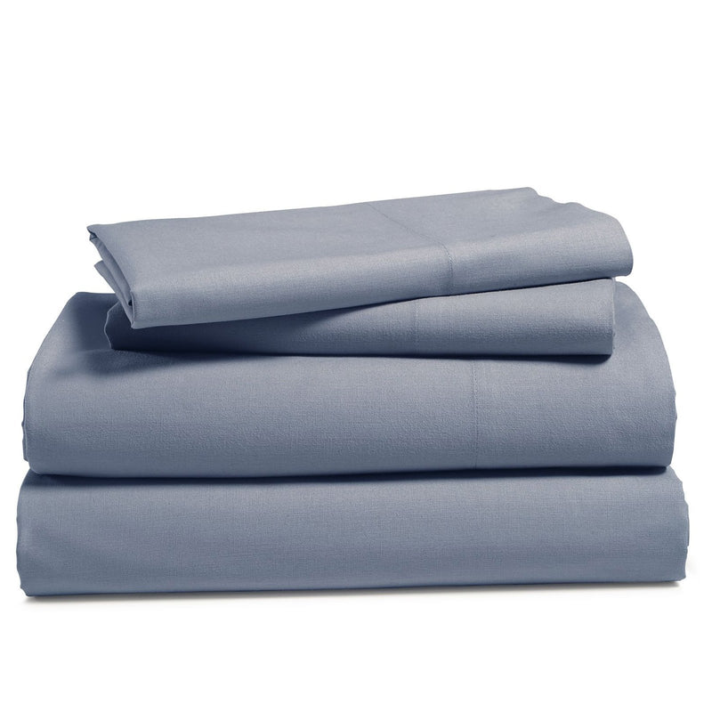 4-Piece Set: 100% Cotton Super Soft Solid Sheet Linen & Bedding Queen Gray - DailySale