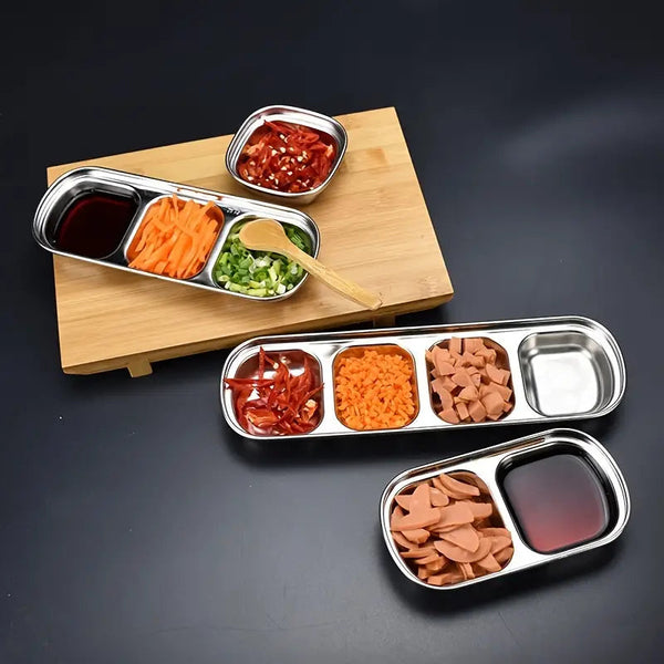 4-Piece Set: Stainless Steel Sauce Dish Kitchen Tools & Gadgets - DailySale
