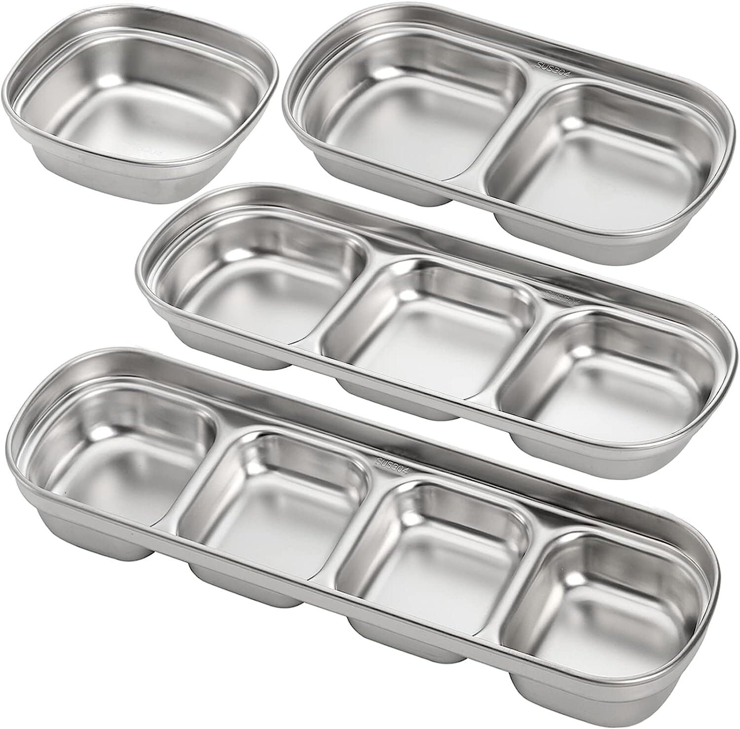 4-Piece Set: Stainless Steel Sauce Dish Kitchen Tools & Gadgets - DailySale