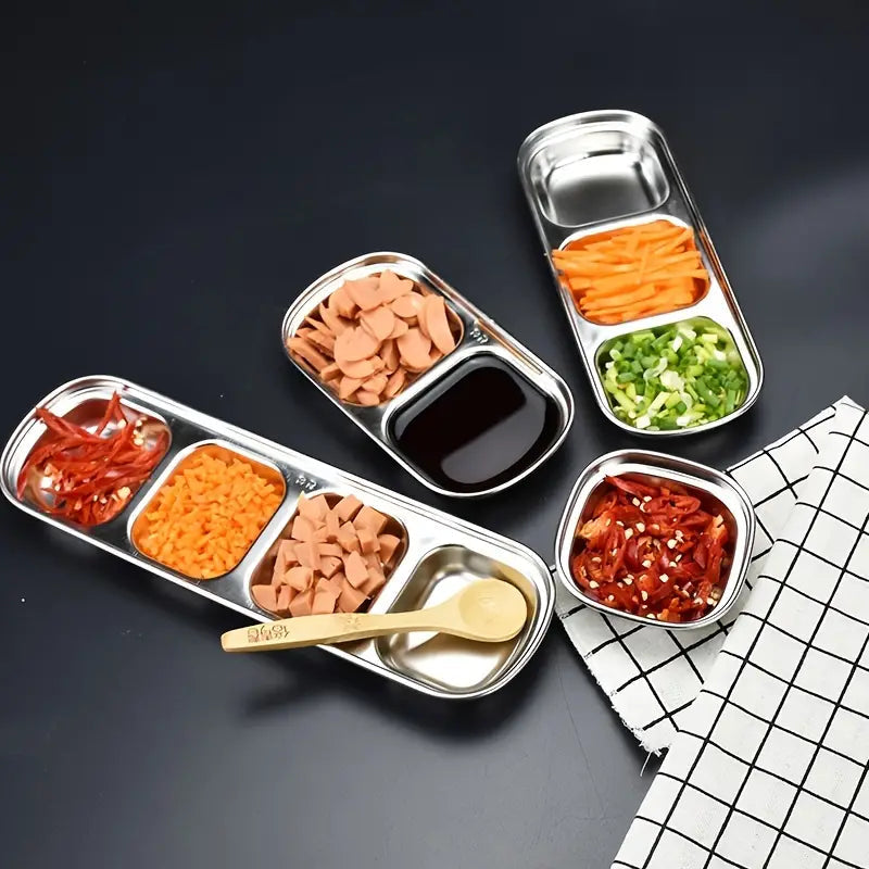 4-Piece Set: Stainless Steel Sauce Dish Kitchen Tools & Gadgets - DailySale