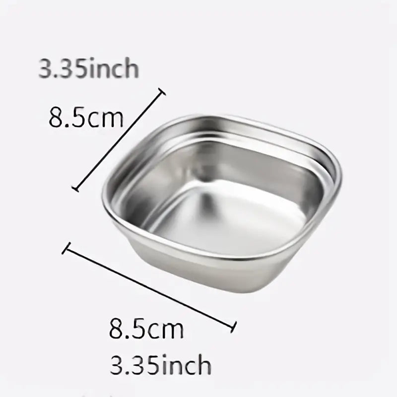 4-Piece Set: Stainless Steel Sauce Dish Kitchen Tools & Gadgets - DailySale