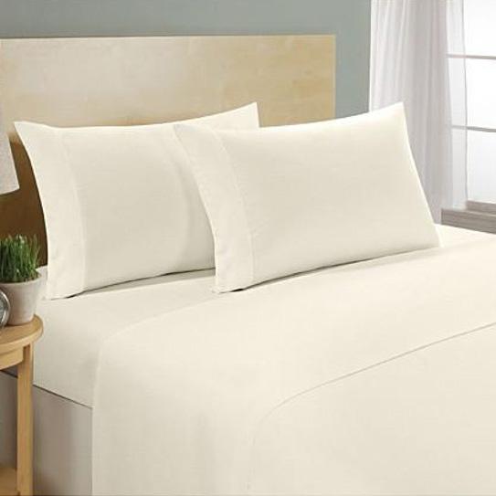 4-Piece Set: Ultra Soft 1800 Series Bamboo Blend Sheets Bedding Twin Beige - DailySale