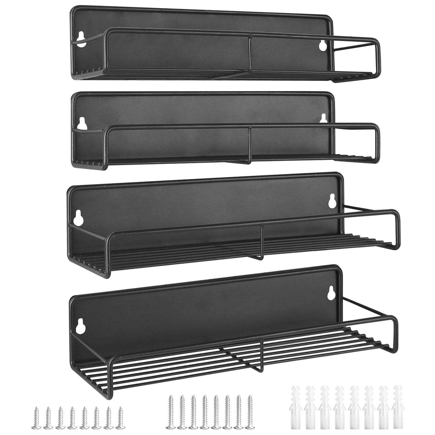 4-Piece: Strong Magnetic Spice Rack Organizer Kitchen Storage - DailySale