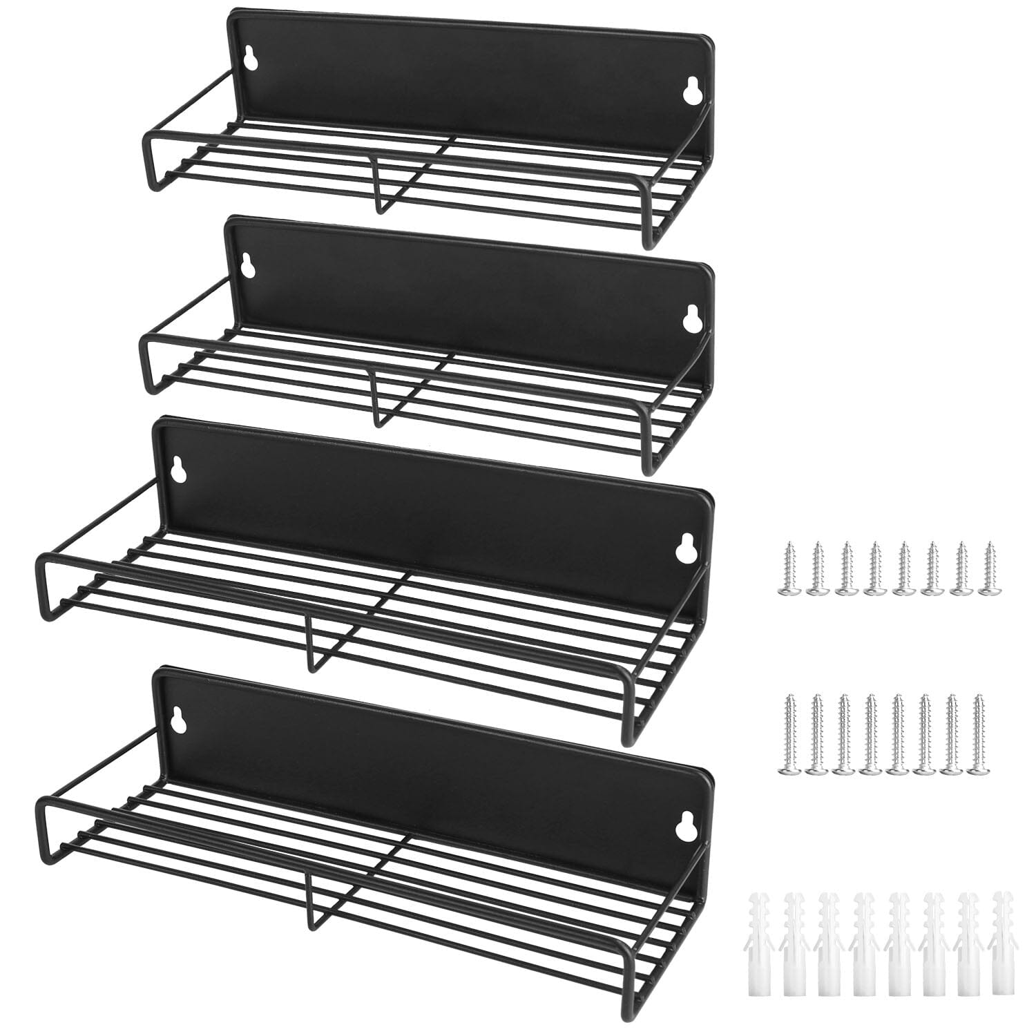 4-Piece: Strong Magnetic Spice Rack Organizer Kitchen Storage - DailySale