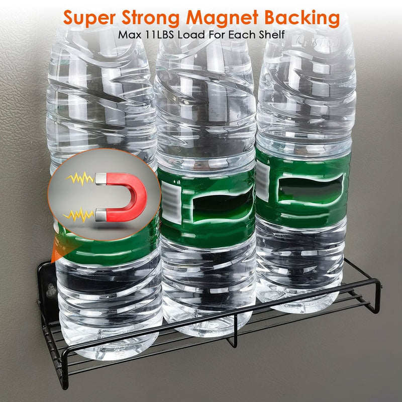 4-Piece: Strong Magnetic Spice Rack Organizer Kitchen Storage - DailySale