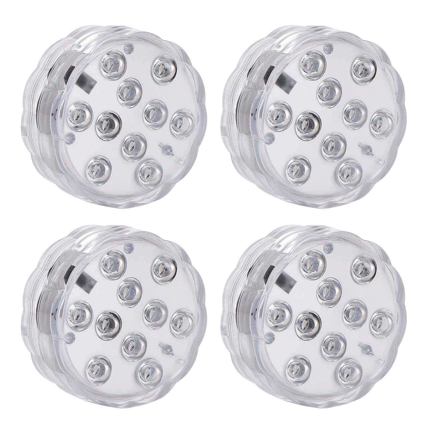 4-Piece: Submersible RGB LED Lights Indoor Lighting - DailySale