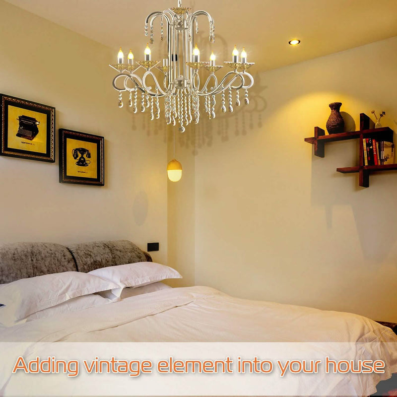 4-Pieces: 5W E12 Candelaria Bulbs Indoor Lighting - DailySale