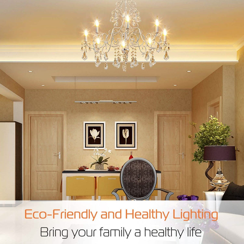 4-Pieces: 5W E12 Candelaria Bulbs Indoor Lighting - DailySale