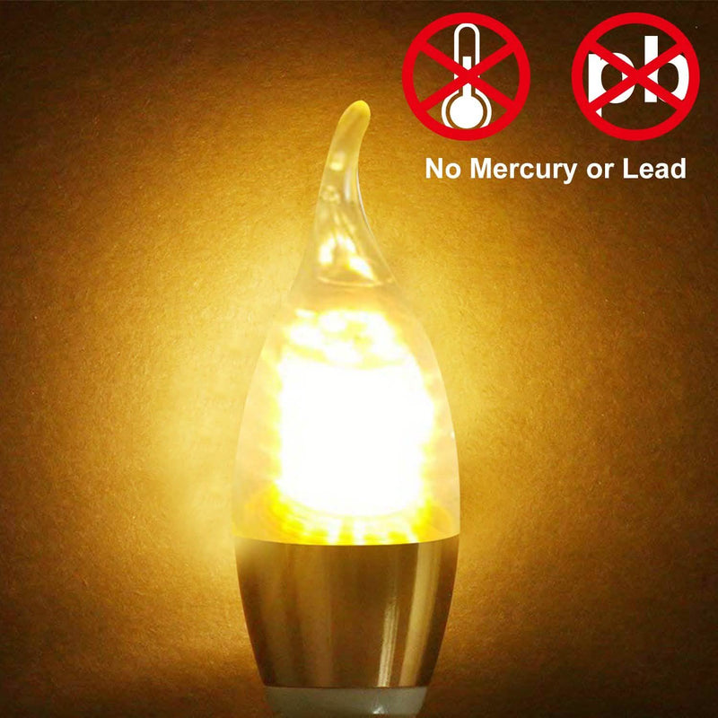 4-Pieces: 5W E12 Candelaria Bulbs Indoor Lighting - DailySale