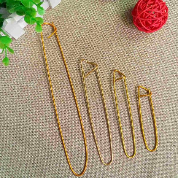 4-Pieces: Aluminum Stitch Holders Pins Knit Knitting Needles Crochet Hooks Everything Else - DailySale